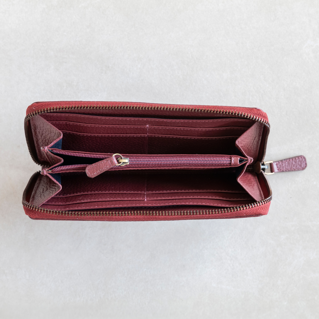 Damen-Portemonnaie Classic Bordeaux