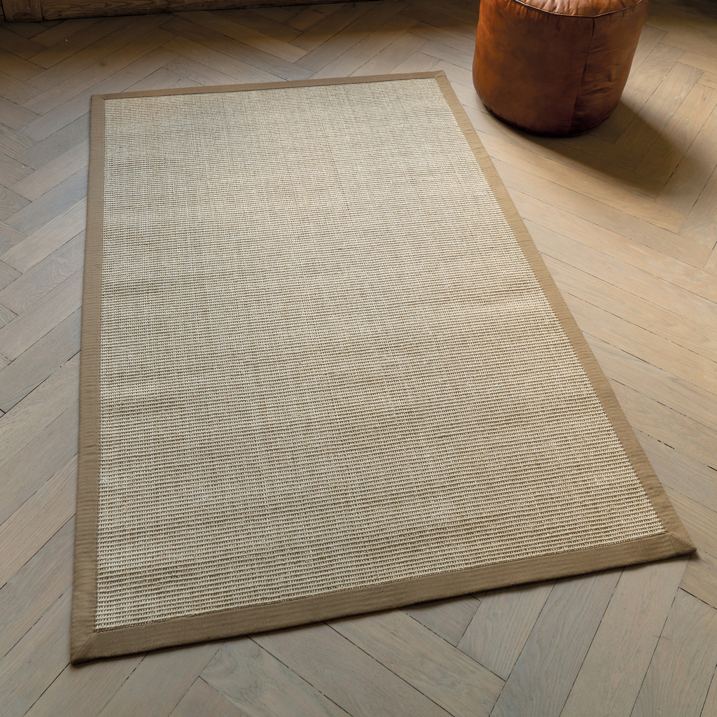 Sisalteppich Bouclé Khaki 120 x 180 cm