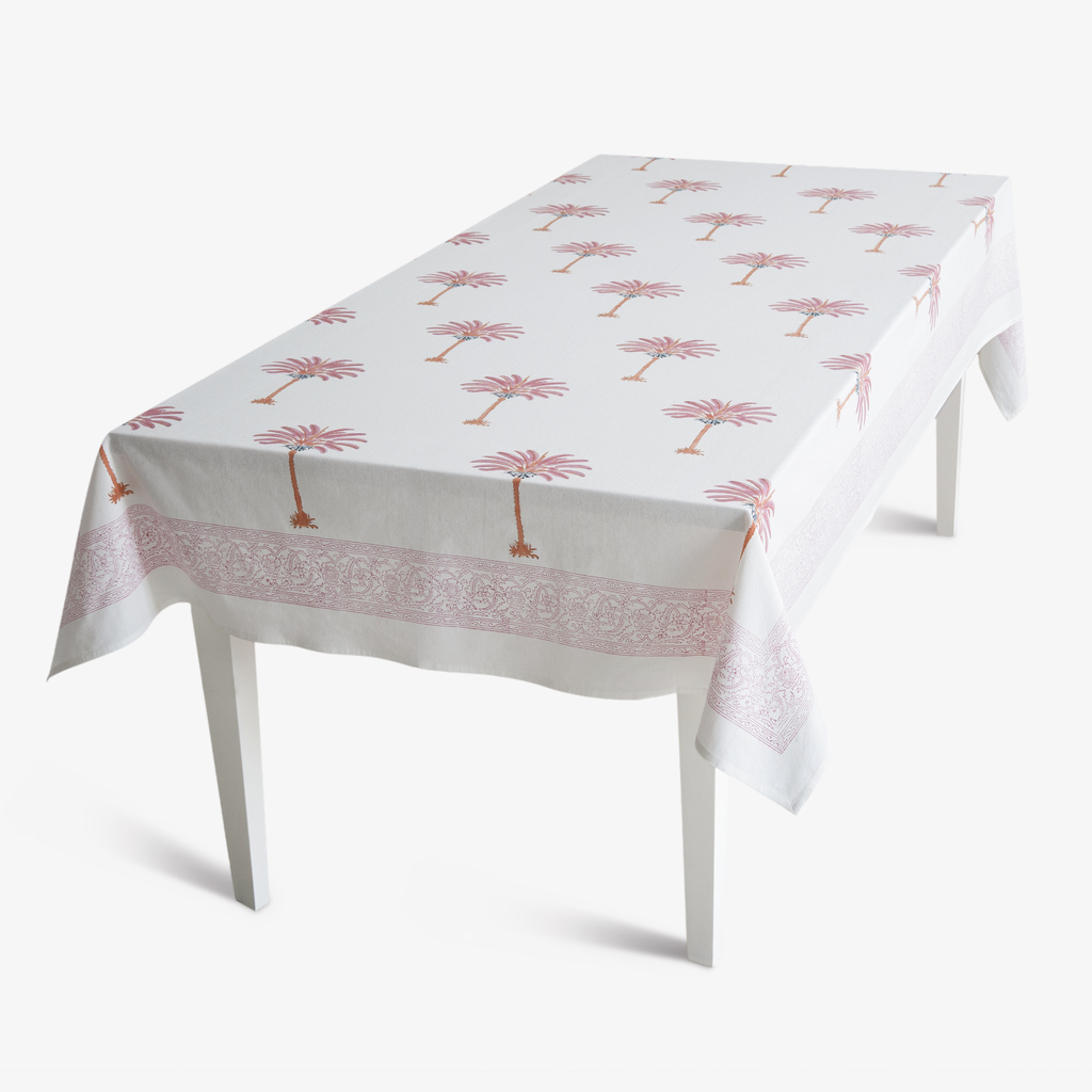 Tischdecke Pinke Palmen