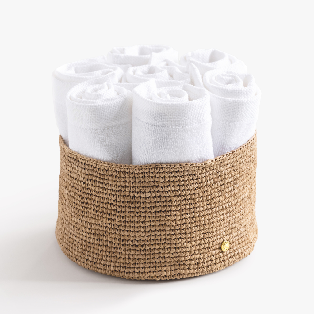 Raphia-Körbchen - 2 Raphia-Körbchen - 2