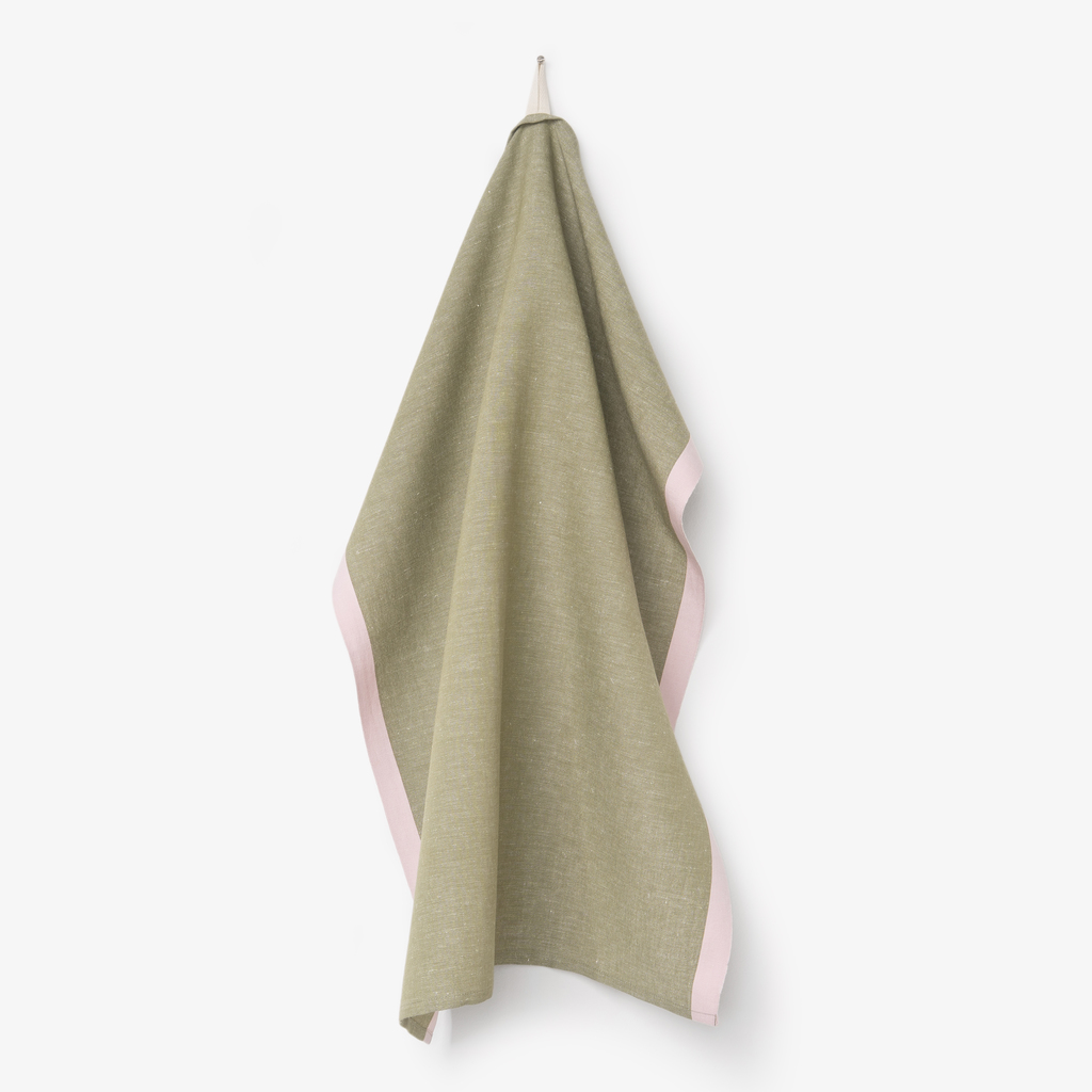 Geschirrtuch Two-Tone Grün/Pink