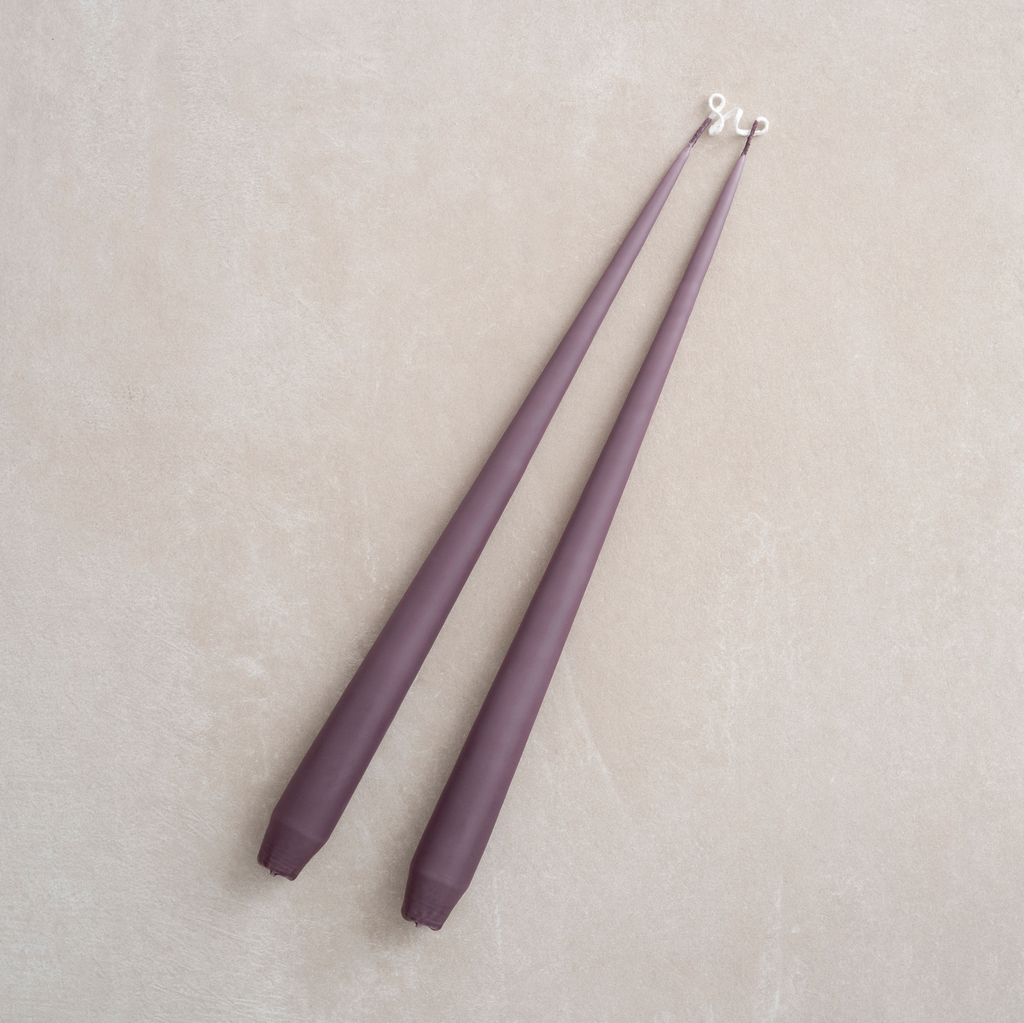 Ester & Erik Spitzkerzen Plum 4er-Set