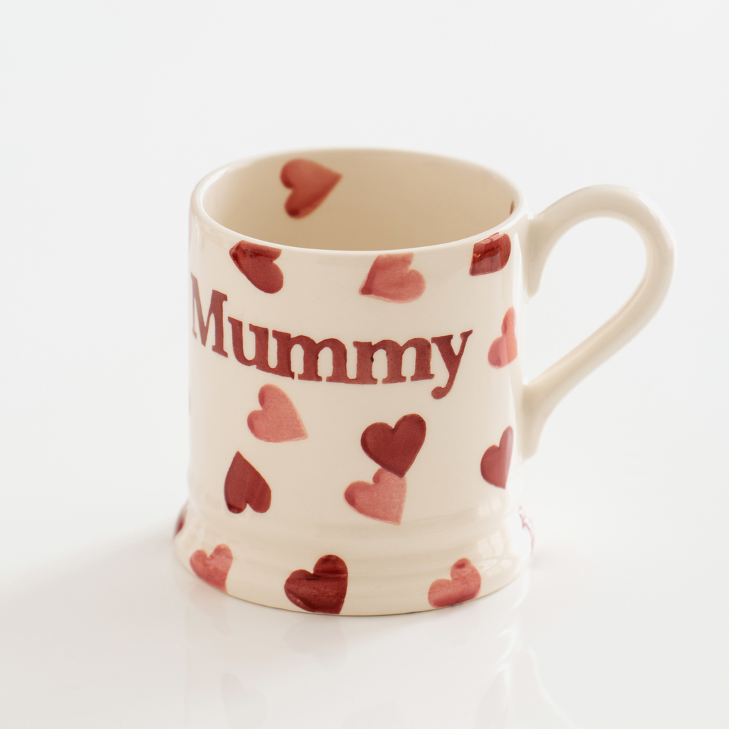 Emma Bridgewater Mugs Pink Hearts Mummy Emma Bridgewater Mugs Pink Hearts Mummy