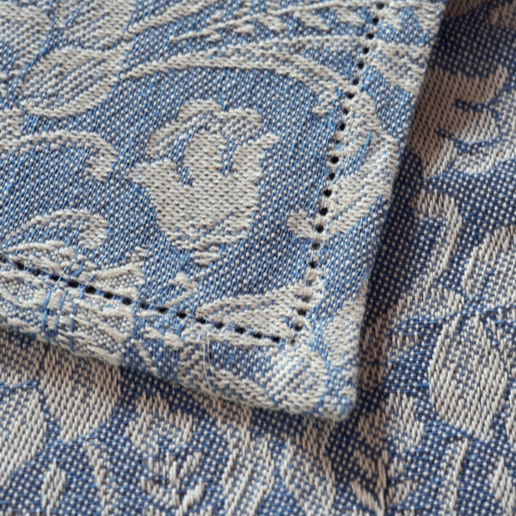 Donna di Coppe Serviette 40 x 40 cm Hellblau - 4