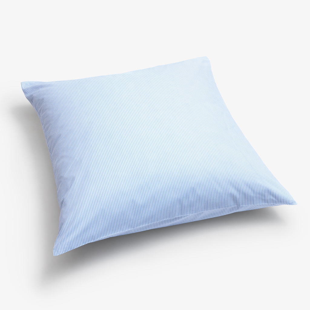 Kissenbezug Liselund Streifen Hellblau 80 x 80 cm Kissenbezug Liselund Streifen Hellblau 80 x 80 cm