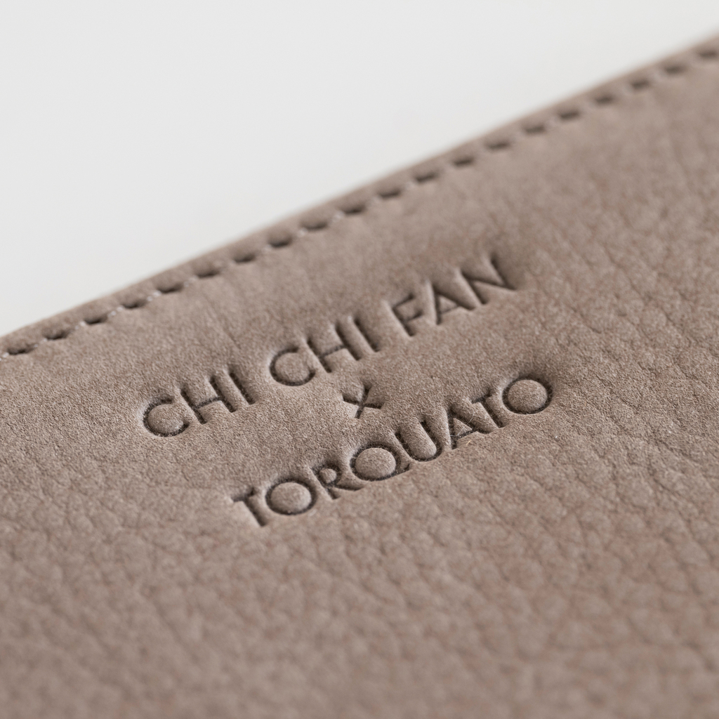Chi Chi Fan x Torquato Portemonnaie Classic Cement - 2