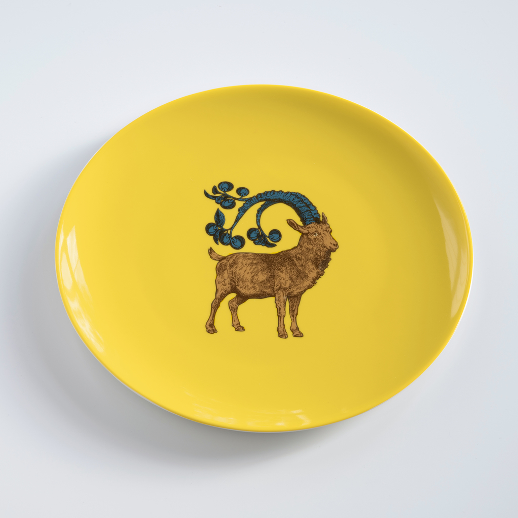 Somerset Großer Teller Steinbock