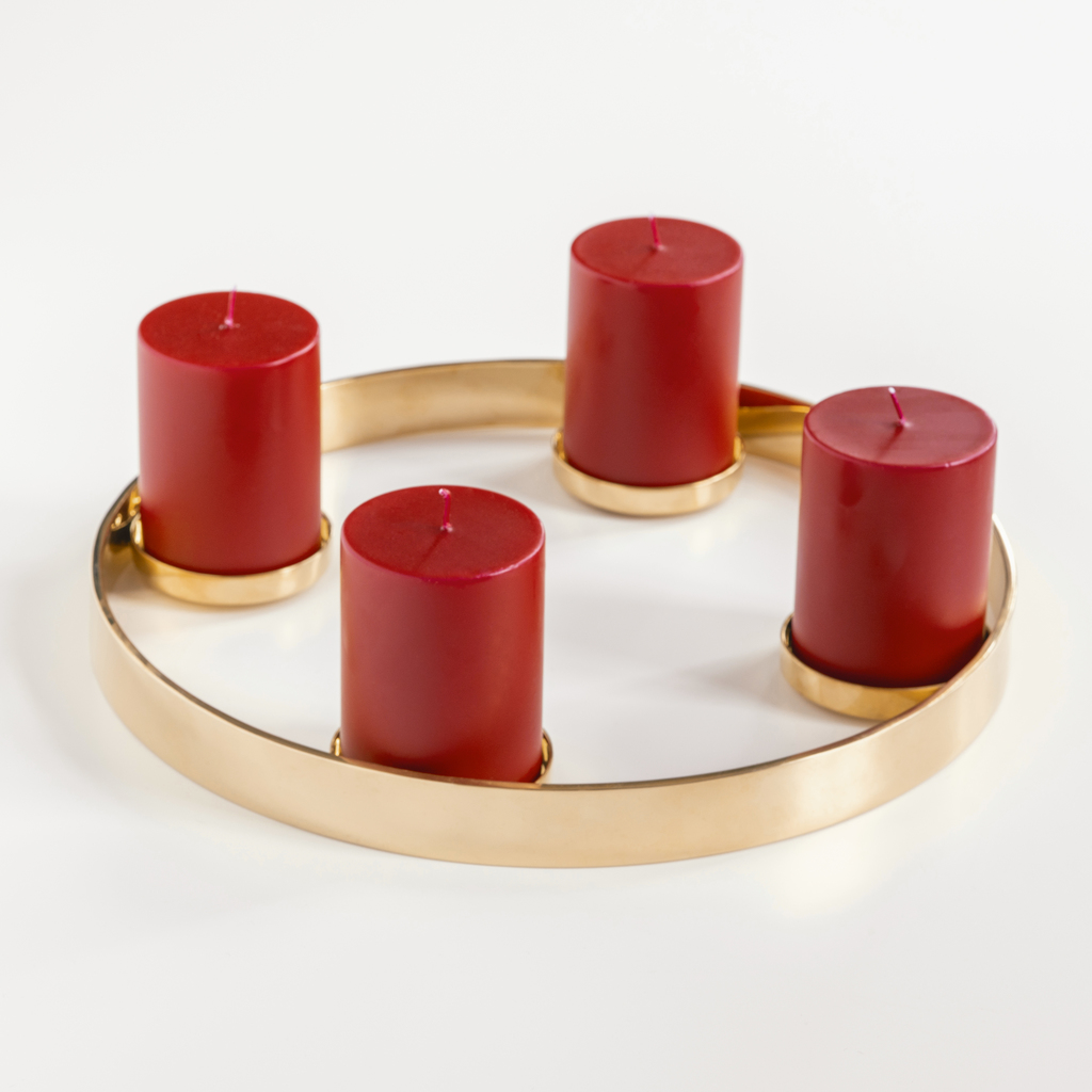 Messing Adventskranz Circus - 4 Messing Adventskranz Circus - 4