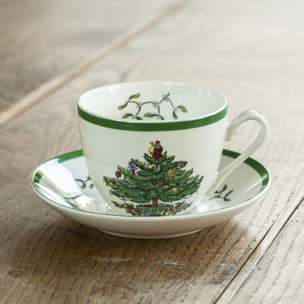 Teetasse mit Untertasse Spode Christmas Tree 220 ml