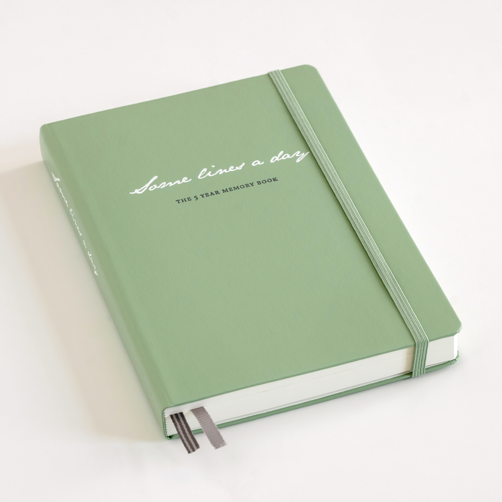 Leuchtturm1917 Fünfjahresbuch Some lines a Day Salbei Leuchtturm1917 Fünfjahresbuch Some lines a Day Salbei