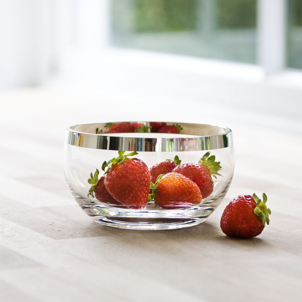 Kleine Servierschale Feinsilberrand Kleine Servierschale Feinsilberrand