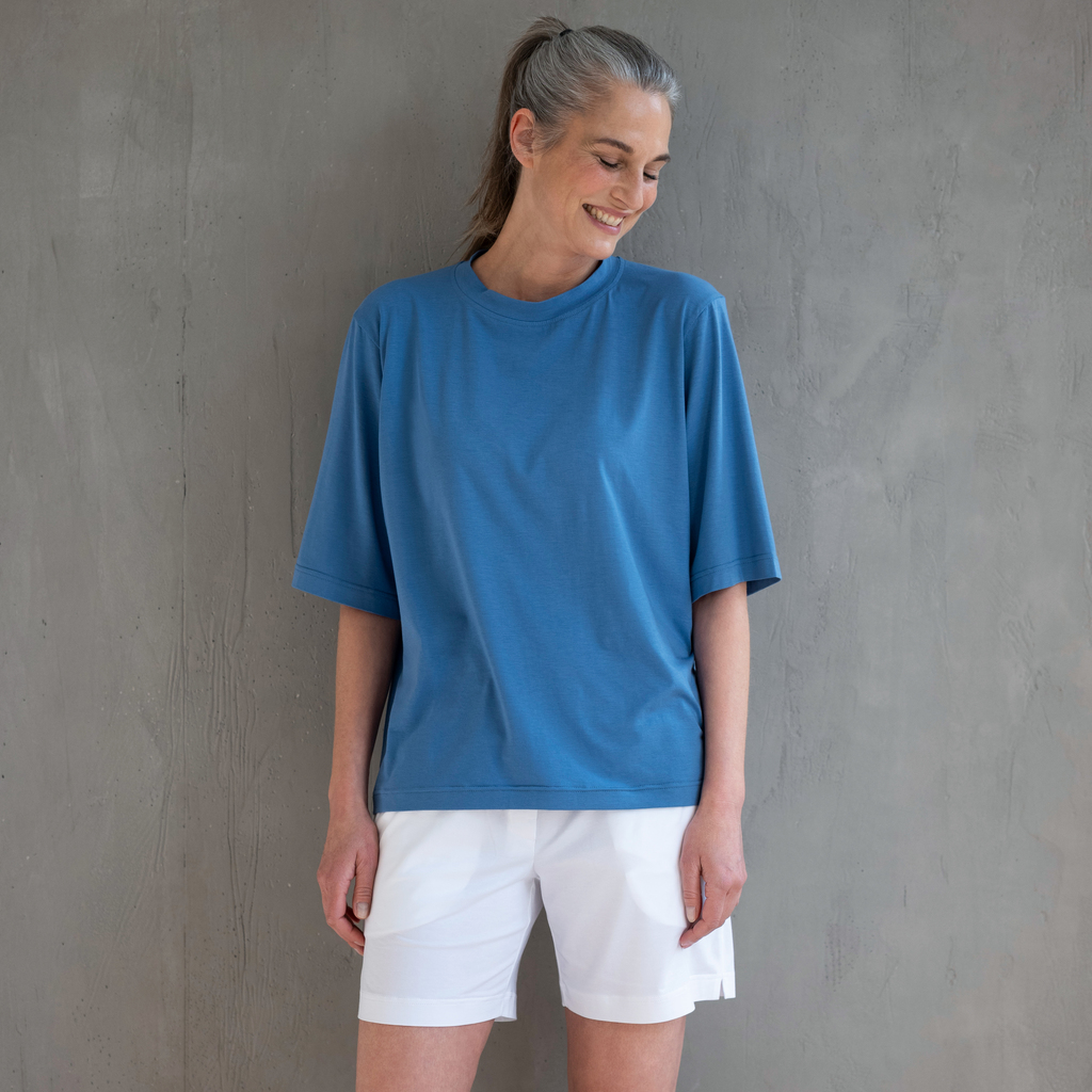 Sunday in Bed X Torquato Shirt Ilona Blau S - 3