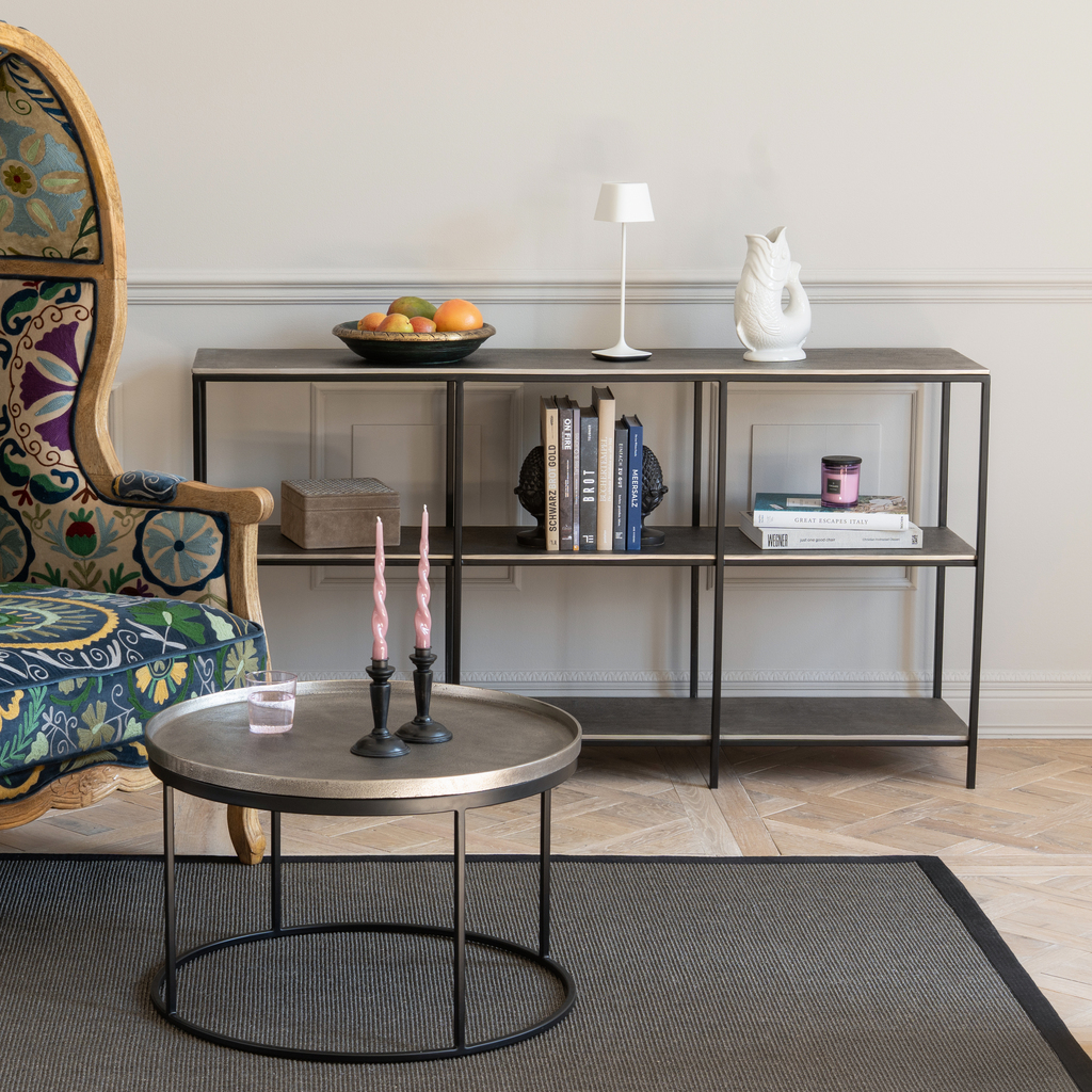 Sideboard Madras Zinngrau