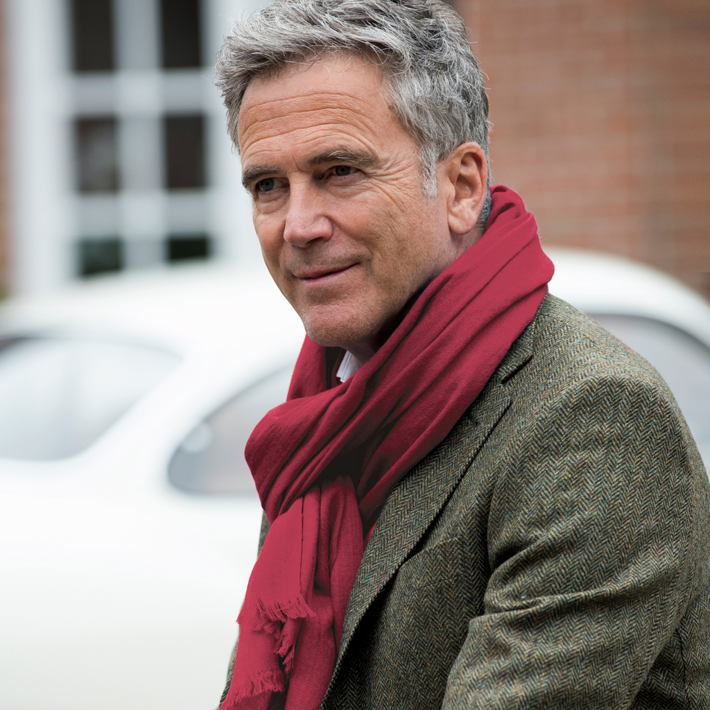 Kashmir Loom Wollschal Bordeaux - 2 Kashmir Loom Wollschal Bordeaux - 2