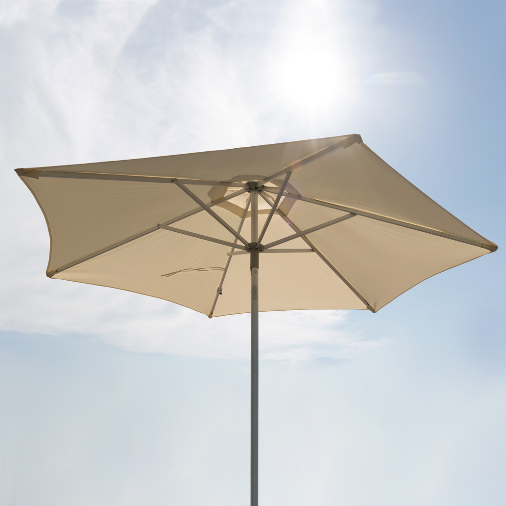 Alu-Sonnenschirm Natur, 250 cm Alu-Sonnenschirm Natur, 250 cm
