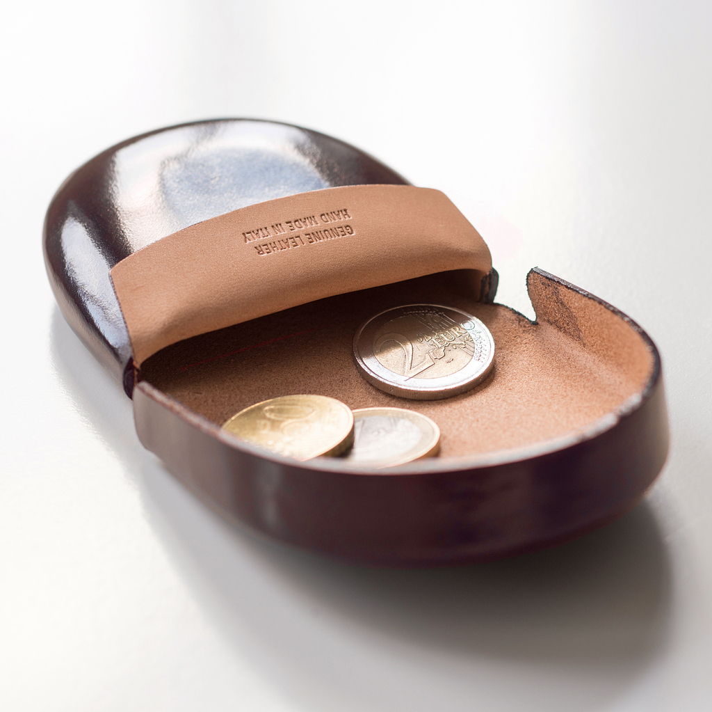 CAF Schüttelbörse Leder Braun CAF Schüttelbörse Leder Braun