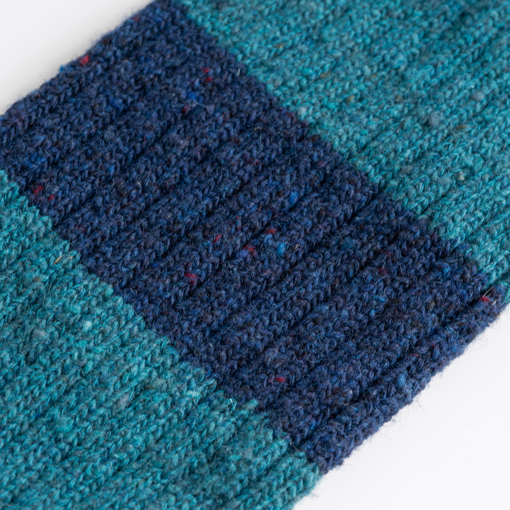 Corgi Donegal-Tweedsocken Ink/Teal M (41,5-43) - 2 Corgi Donegal-Tweedsocken Ink/Teal M (41,5-43) - 2