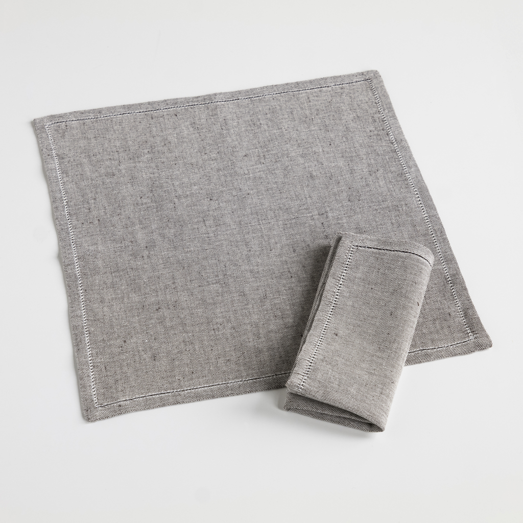 Busatti Serviette 40 x 40 cm Taupe - 2