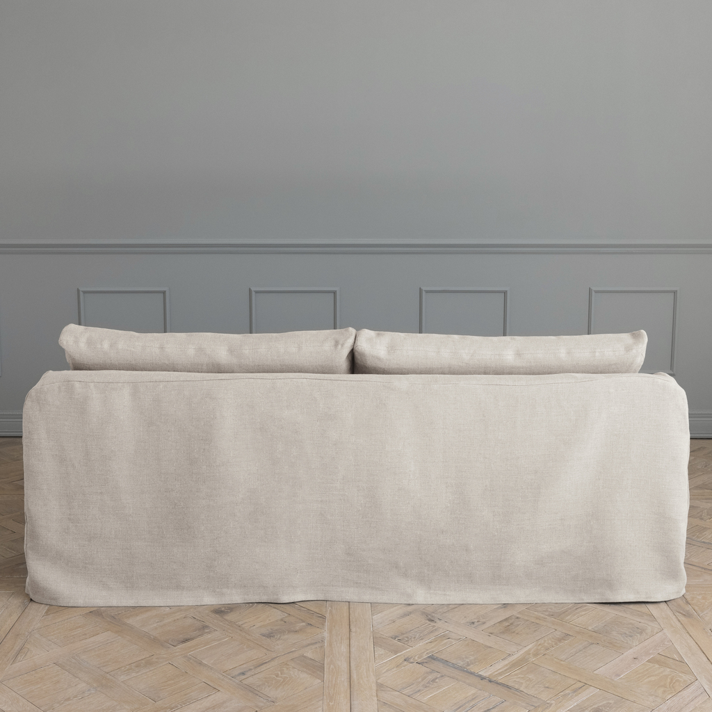 Arcachon Sofa Dreisitzer Leinen Blanc - 4