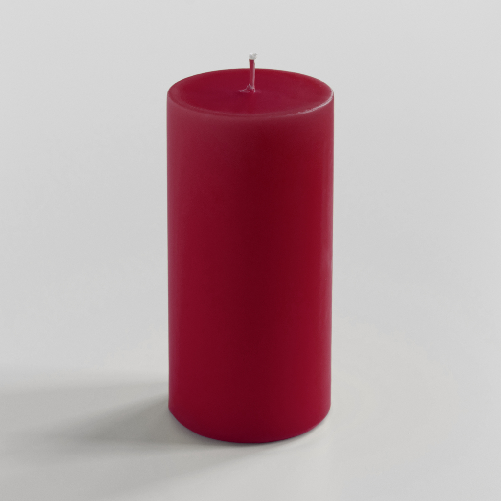 Ester & Erik Stumpenkerze 15 cm Ø 7 cm Dark Red Ester & Erik Stumpenkerze 15 cm Ø 7 cm Dark Red