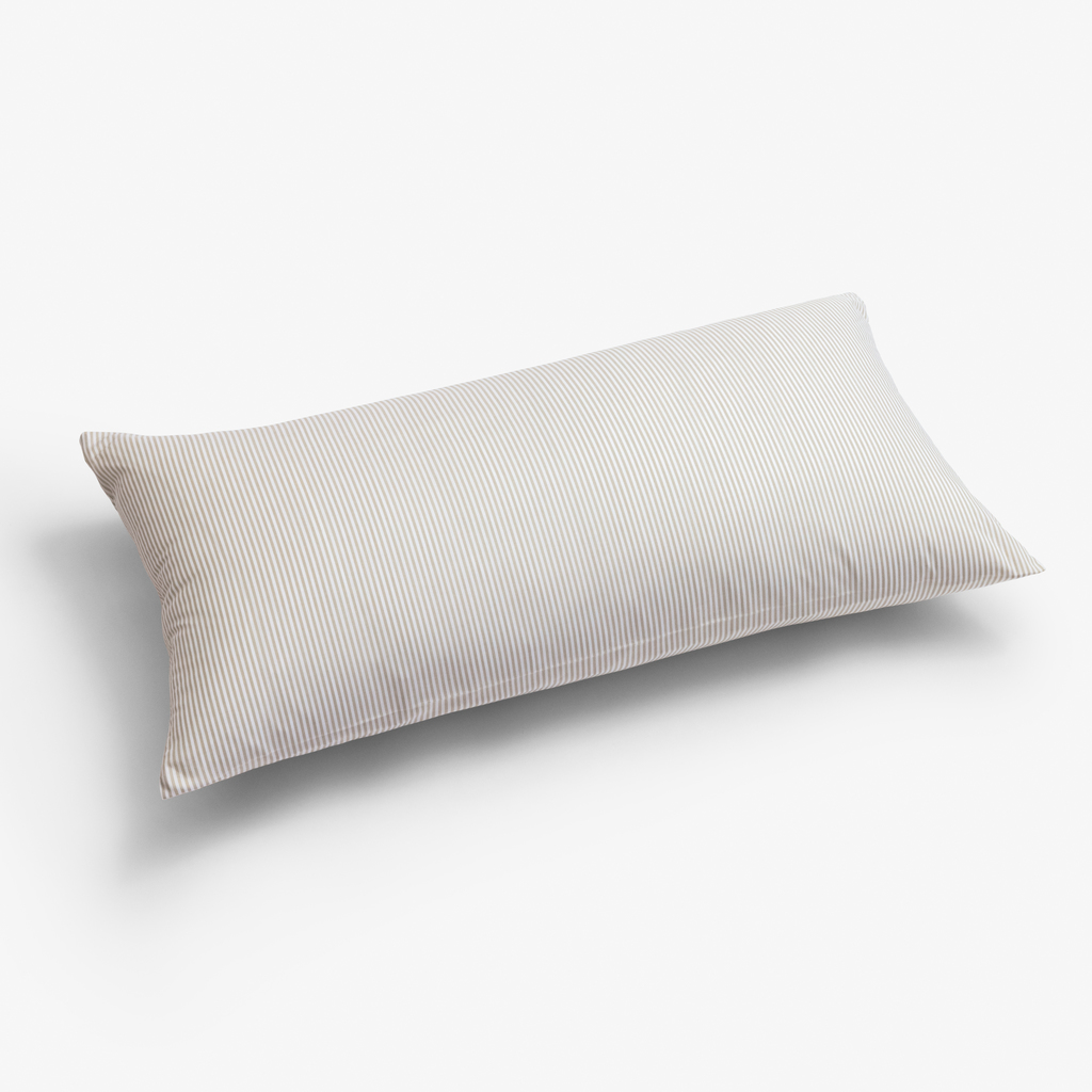 Kissenbezug Liselund Streifen Beige 40 x 80 cm