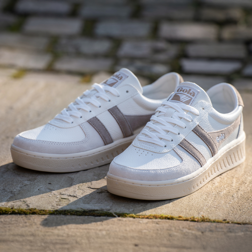 Gola Grandslam Trident Damen White/Feather Grey Gr. 39 - 2