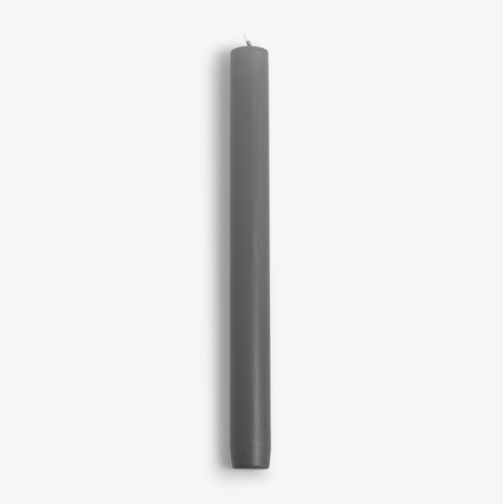 Stabkerzen Lys 24 cm Ø 2,2 cm Grau 4er-Set