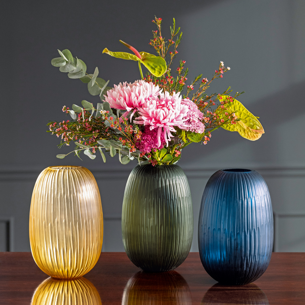 Vase Bozzolo blau - 4