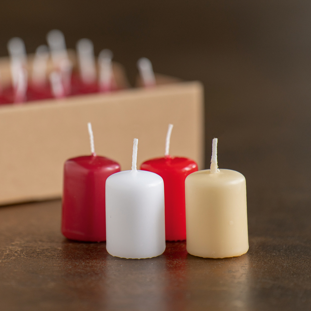 Stumpenkerzen 4,5 x 3 cm Stumpenkerzen 4,5 x 3 cm