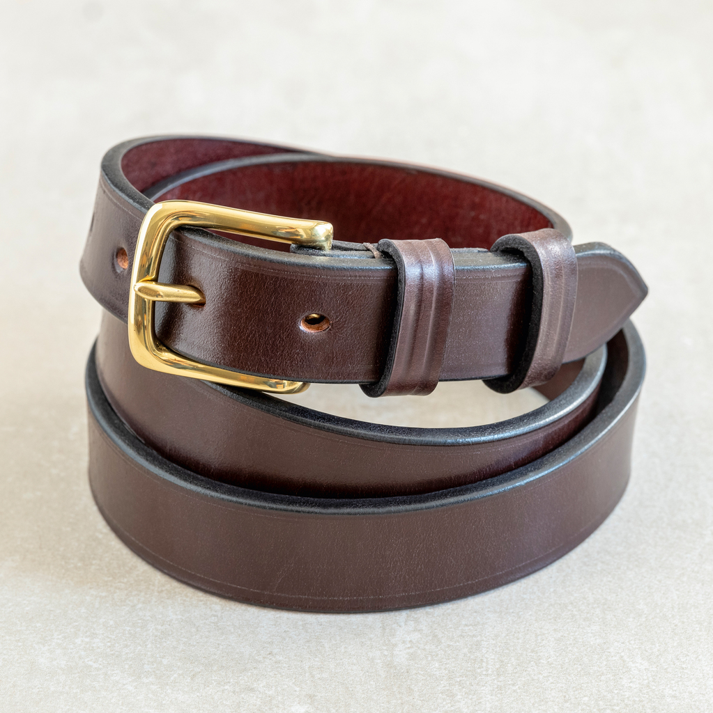 Hanbury Gürtel Messingschnalle Chestnut 100 - 2