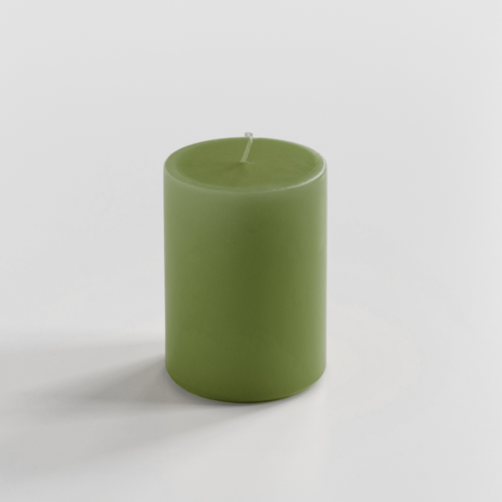 Ester & Erik Stumpenkerze 10 cm Ø 6 cm Apple Green