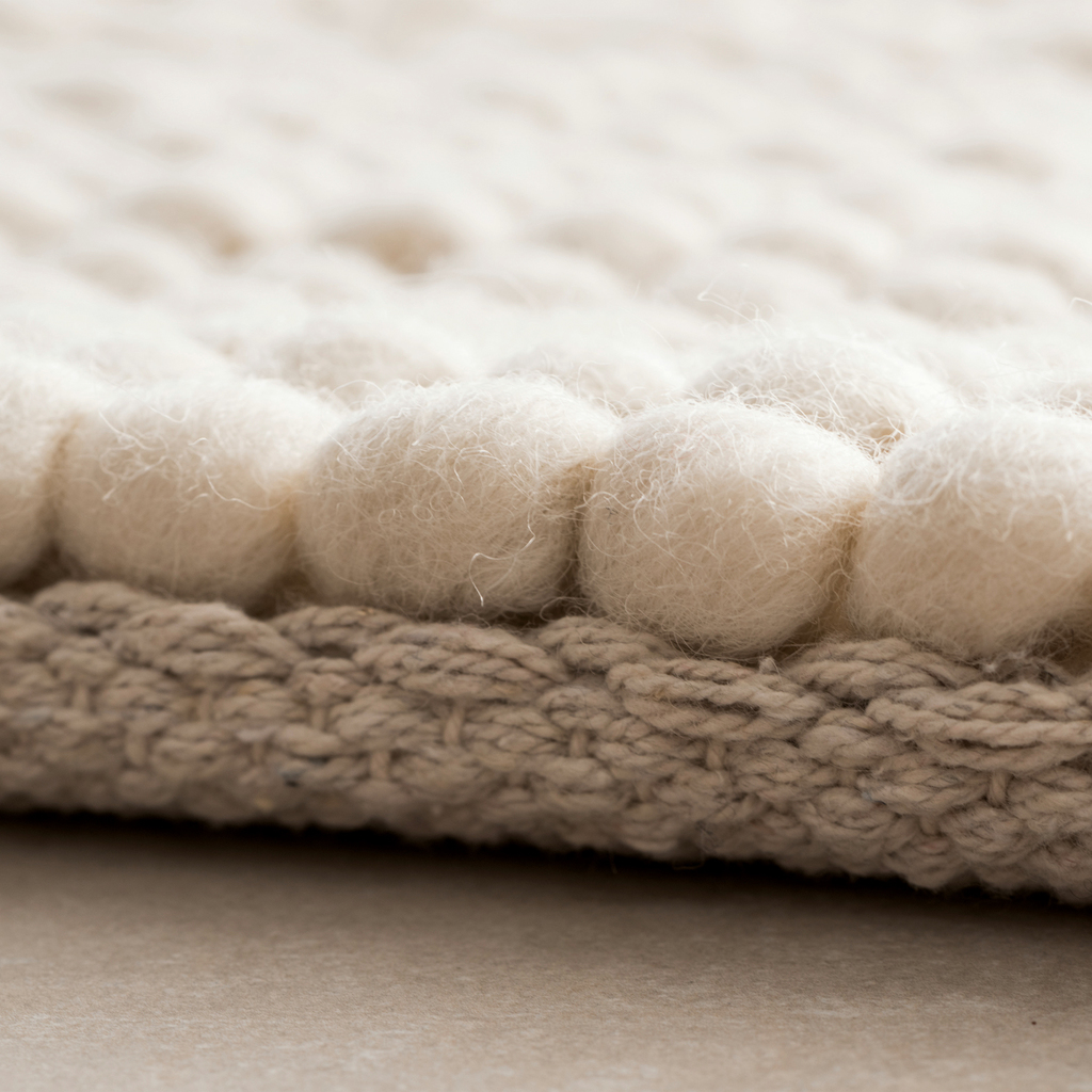 Peas-Teppich Aquinnah Elfenbein 170 x 240 cm - 2 Peas-Teppich Aquinnah Elfenbein 170 x 240 cm - 2