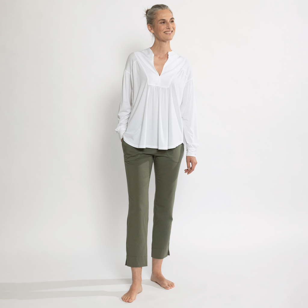 Sunday in Bed X Torquato Pyjamahose Pure Olive S - 4