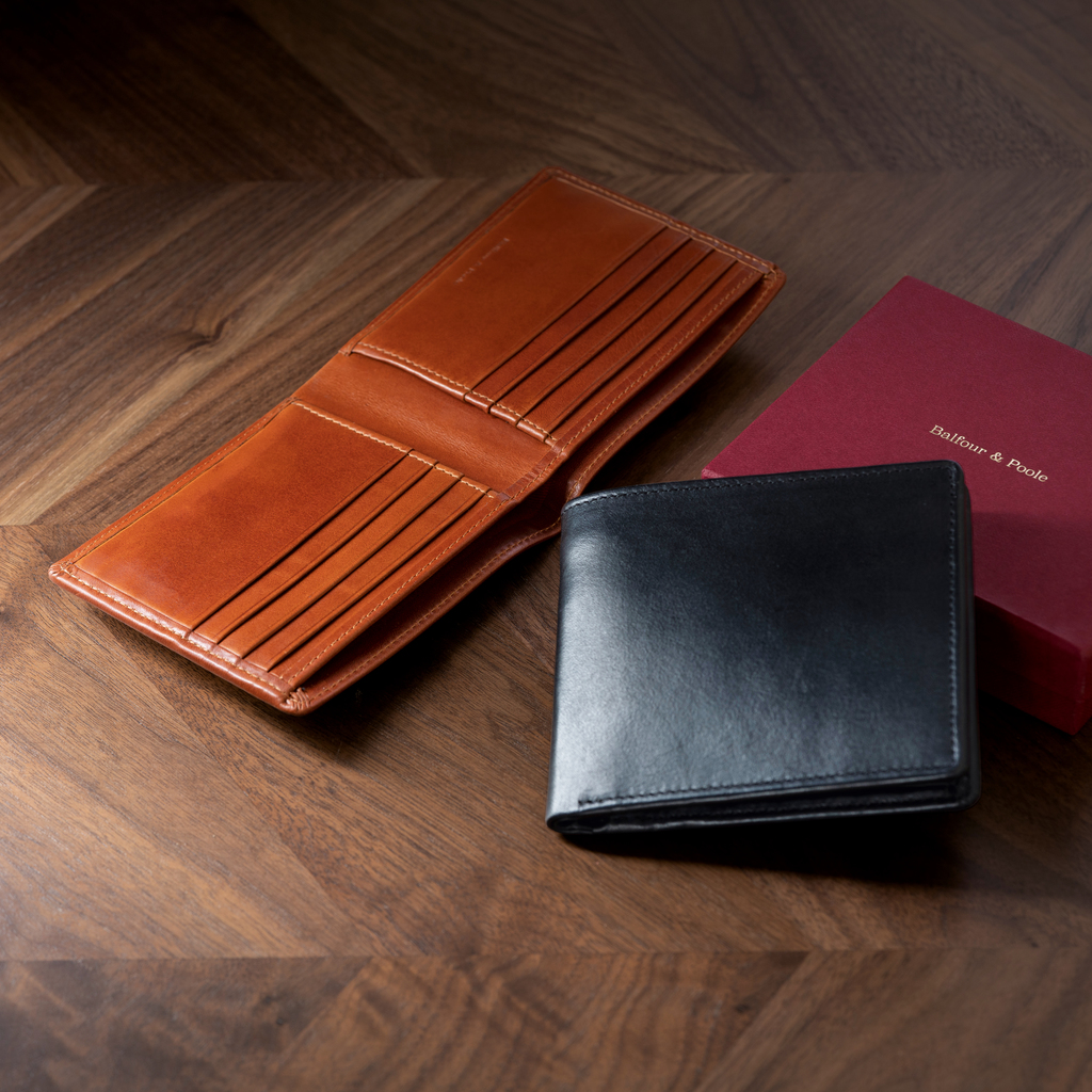 Balfour & Poole Portmonnaie mit Kartenfächern Sattelbraun - 3