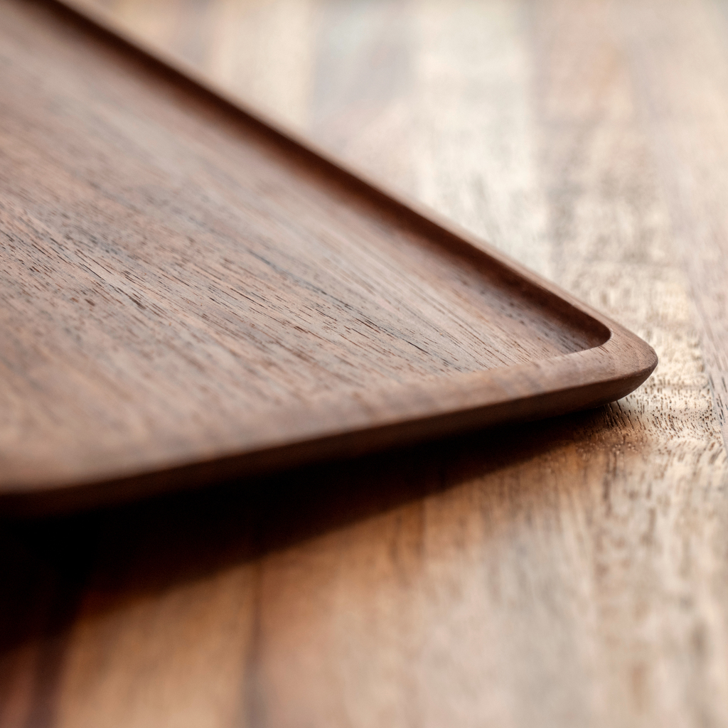 Großes Tablett Walnussholz - 3