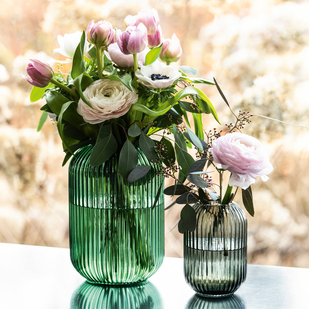 Vase Pallone 14 cm Rauchgrau