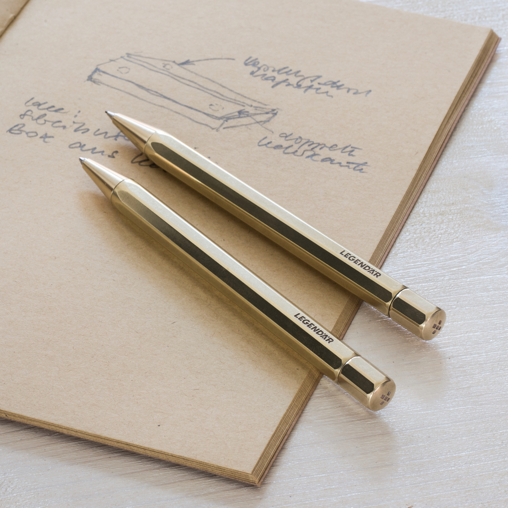 Legendär Brass Ballpoint Pen TWYST Legendär Brass Ballpoint Pen TWYST