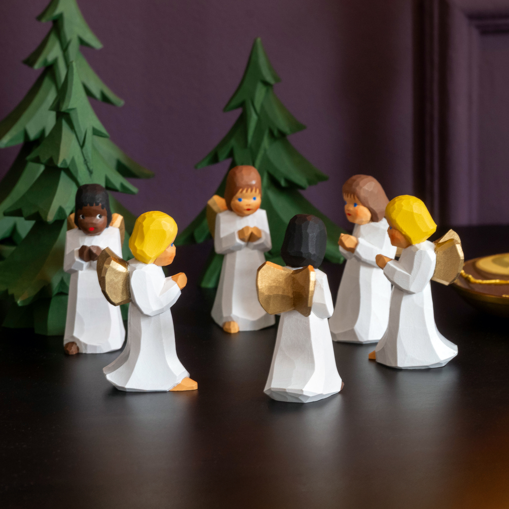 Sievers-Hahn Krippenfigur Engel, dunkel - 2