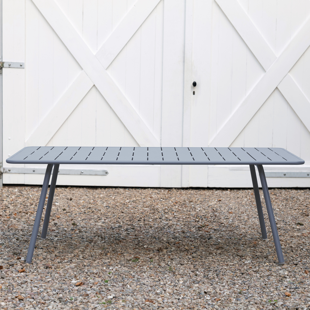 Fermob Gartentisch Luxembourg 207x100 Gewittergrau Fermob Gartentisch Luxembourg 207x100 Gewittergrau
