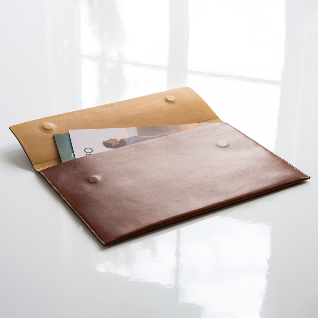 Legendär Briefcase SLYMM Chestnut - 3