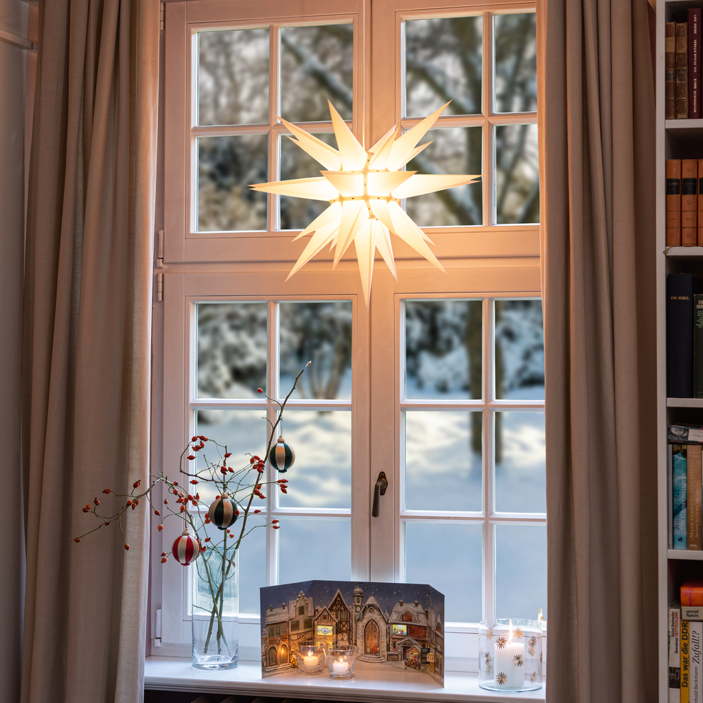 Herrnhuter Stern, Papier Weiß - 3