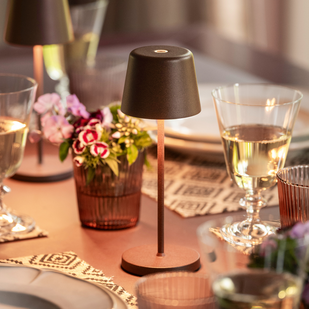 Tischlampe Ferrone Rost 21 cm - 4