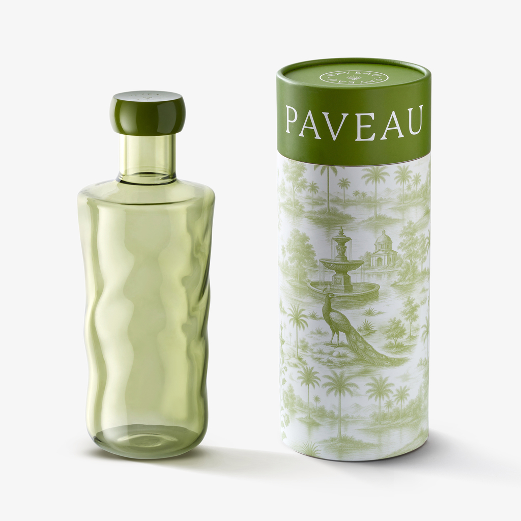 Wasserflasche Paveau Swirl Grün