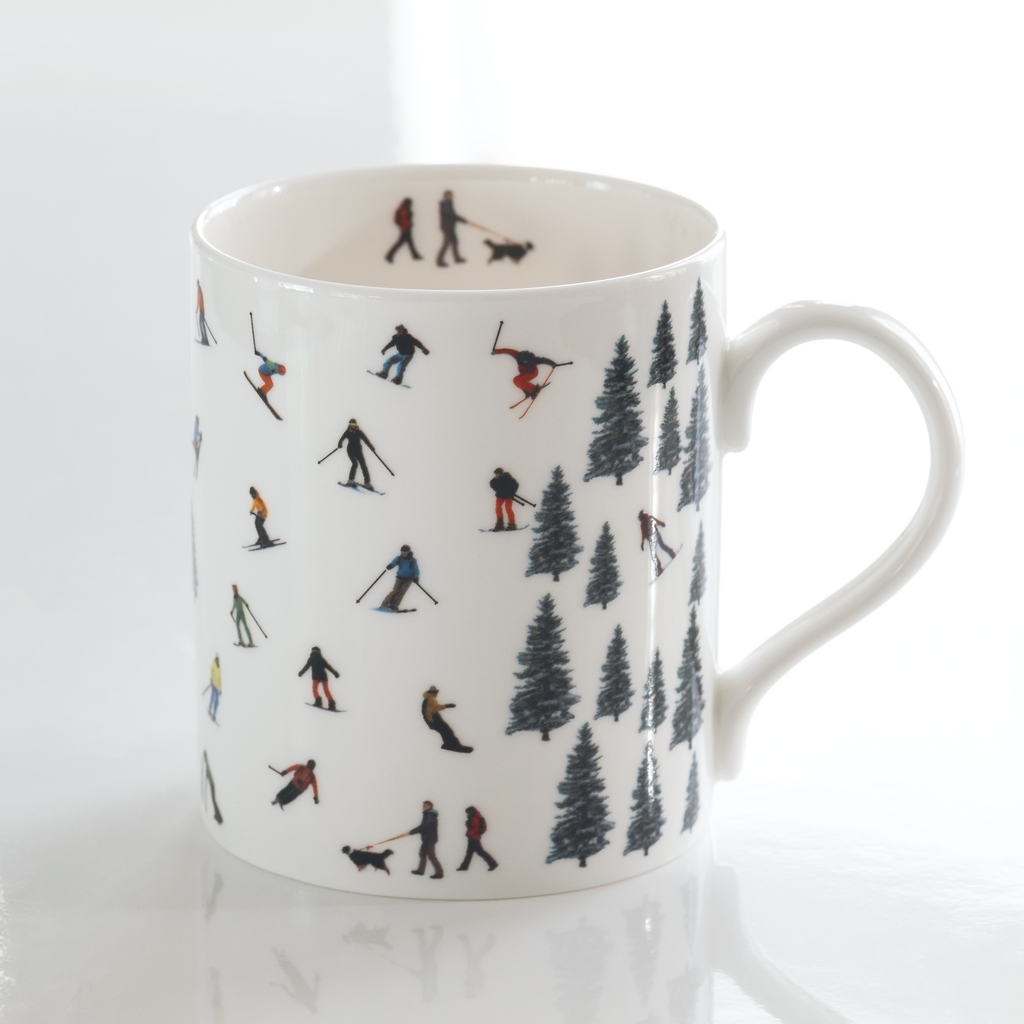 Porzellanbecher Christmas In The Snow Porzellanbecher Christmas In The Snow
