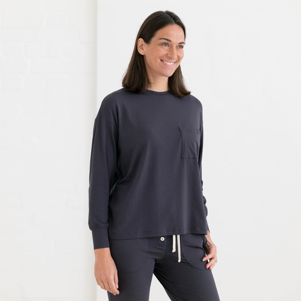 Sunday in Bed X Torquato Langarmshirt Estelle Black L Sunday in Bed X Torquato Langarmshirt Estelle Black L