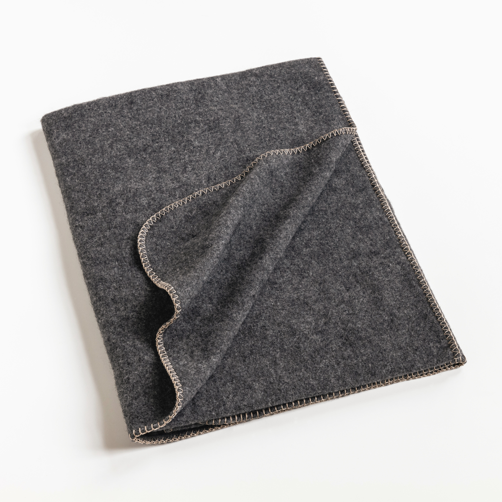 Steiner Wolldecke Graphit Steiner Wolldecke Graphit