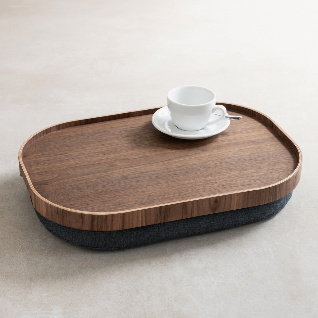 Ovales Laptray mit Rand Ovales Laptray mit Rand