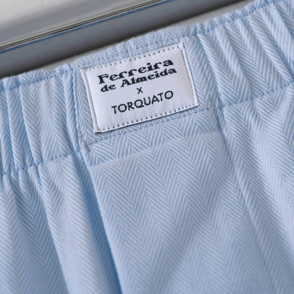 Ferreira de Almeida X Torquato Pyjama Hellblau M - 5 Ferreira de Almeida X Torquato Pyjama Hellblau M - 5