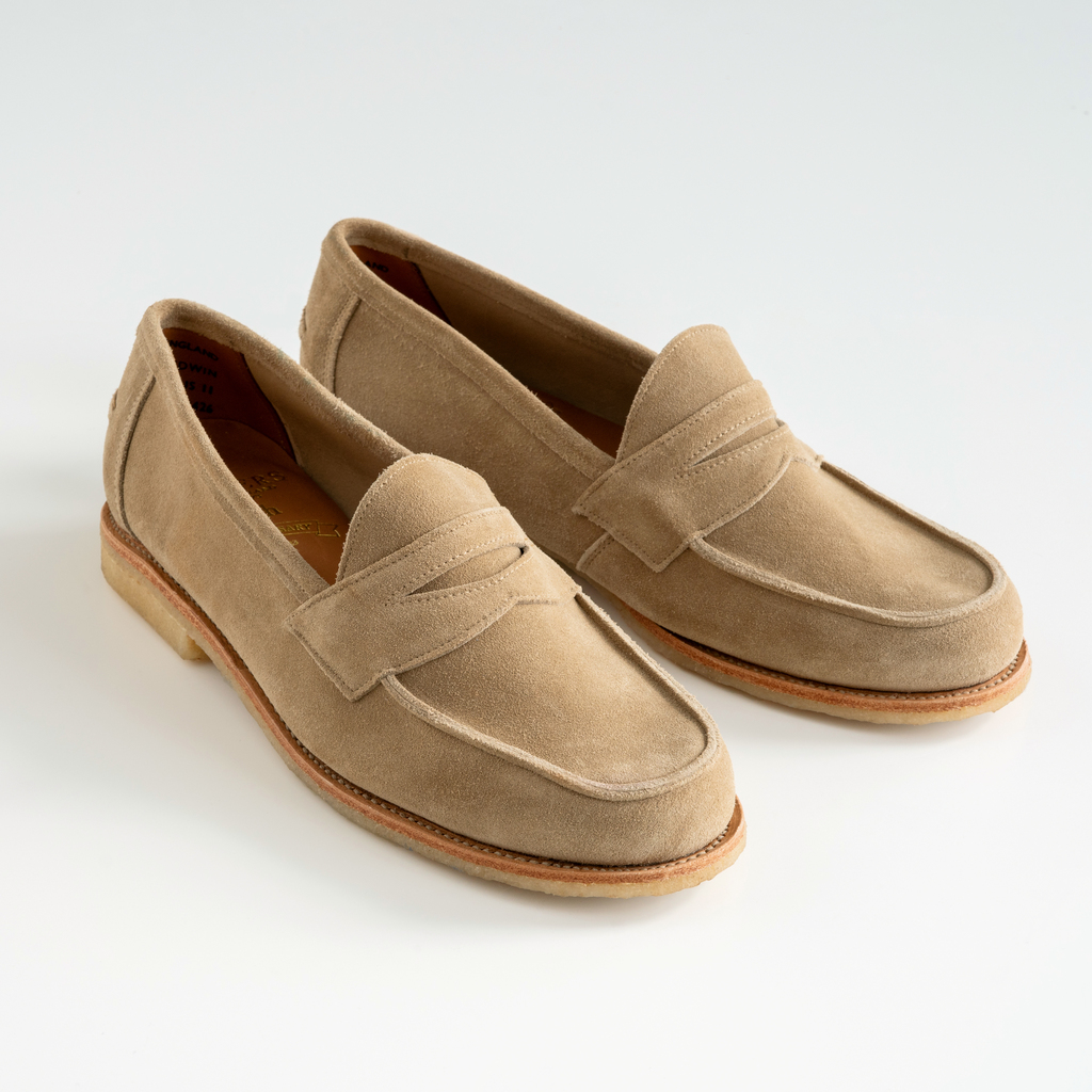 Sanders & Sanders Wildleder-Loafer Gr. 10 (45) Sanders & Sanders Wildleder-Loafer Gr. 10 (45)