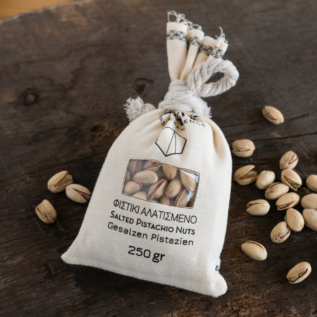 Griechische Pistazien im Leinensäckchen - 3 Griechische Pistazien im Leinensäckchen - 3